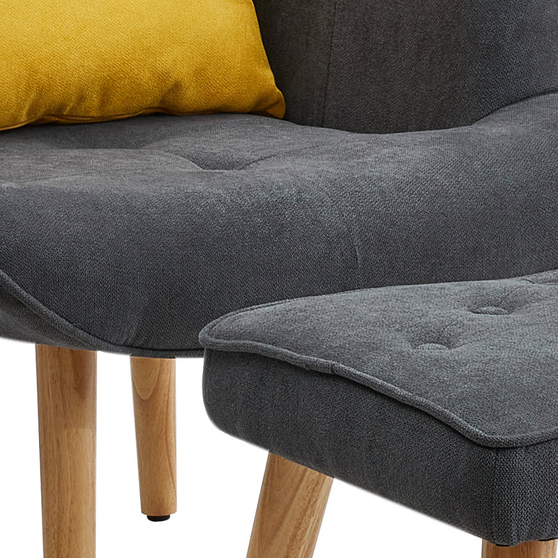 Nicolle Accent Chair with Footstool