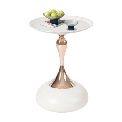 Keishanna Iron Tray Top End Table