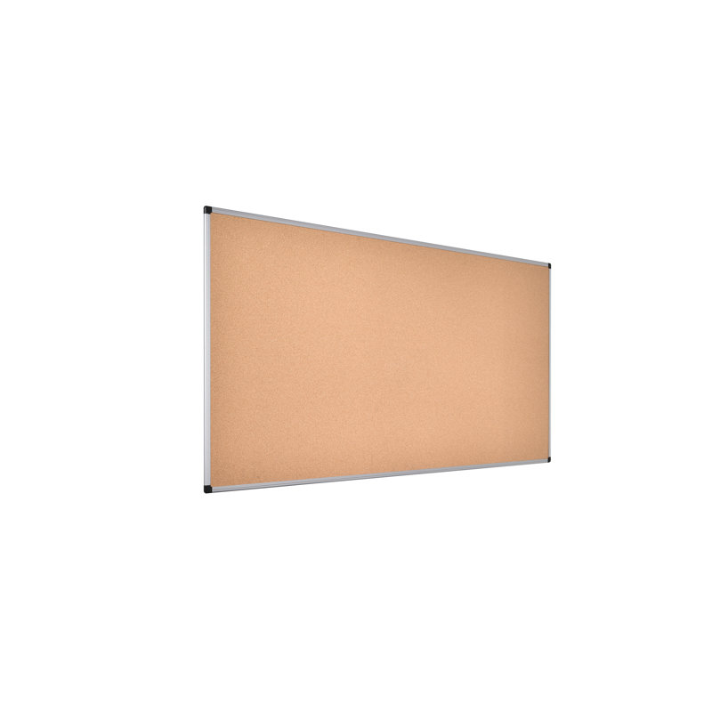 Wall Mounted Magnetic Bulletin Board, 90cm H x 180cm L x 1.5cm D