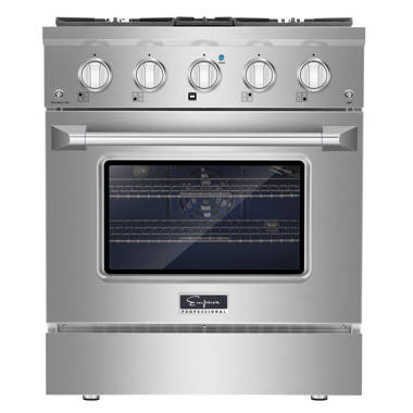 Thor Kitchen HRG3080U 30in Professional Stainless Steel GAS Range