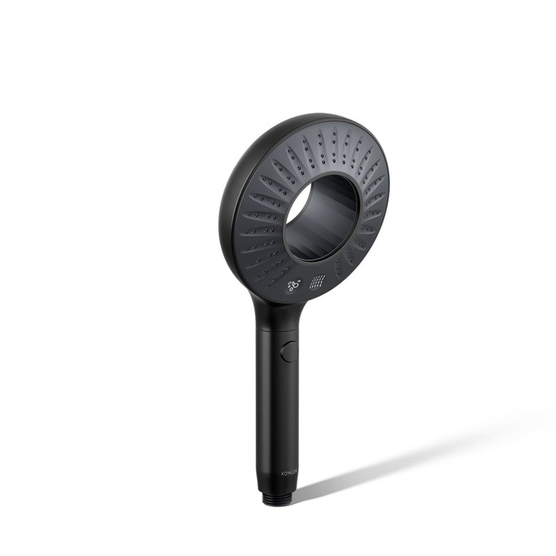 Douchette à main à deux fonctions Spaviva 2,5 gal / min, Noir mat, 2.5 GPM