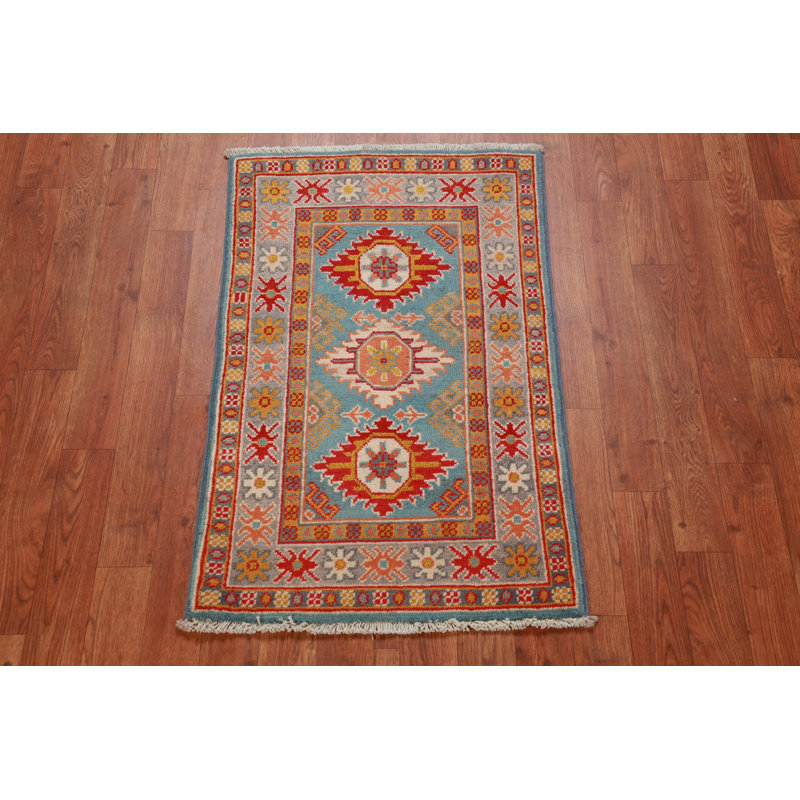Tapis décoratif géométrique Kazak