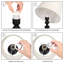 Lampe de chevet noire 20 po
