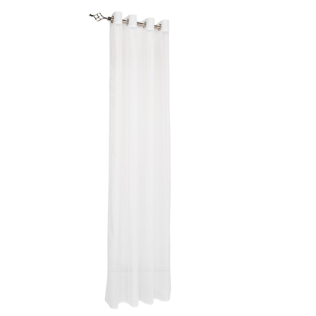 Bonner Solid Sheer Grommet Curtain Panels, Set of 2 (Set of 2) Alcott Hill® Curtain 