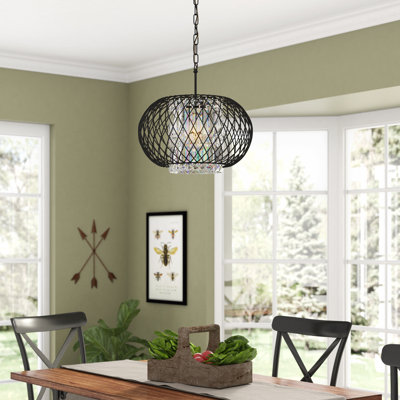Jefferies 3 - Light Dimmable Geometric Chandelier