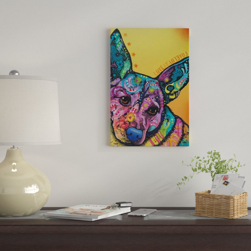 «Tink», reproduction d'impression sur toile, H 18 po x l 12 po x P 1,5 po, Toile tendue, Pas de tapis
