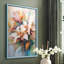 FLORAL Series DL XXVII - Impression encadrée de qualité supérieure - Prêt à être accroché - Aucun clou requis-458685902-458685900