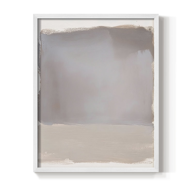 "ABSTRACT Series DCCLX III" par J Paul, Blanc / Blanc, H 15 po x l 12 po