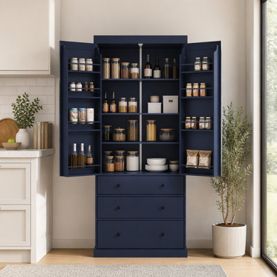 Armoire de rangement 77 po Farmhouse
