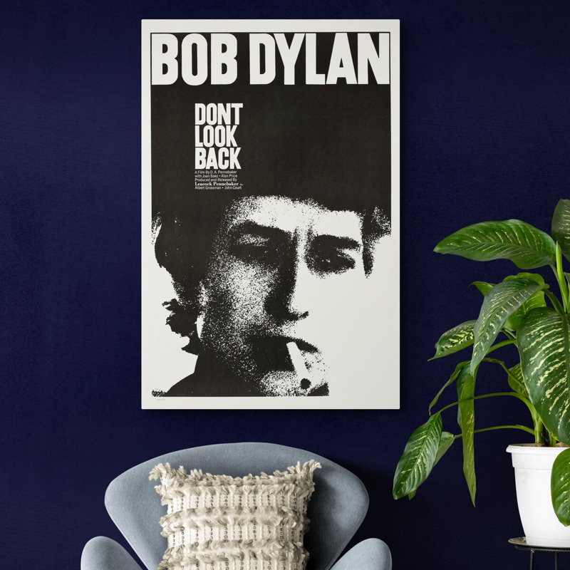 Bob Dylan, Don't Look Back - Wrapped Canvas Print, 31 cm H x 21 cm W x 4 cm D