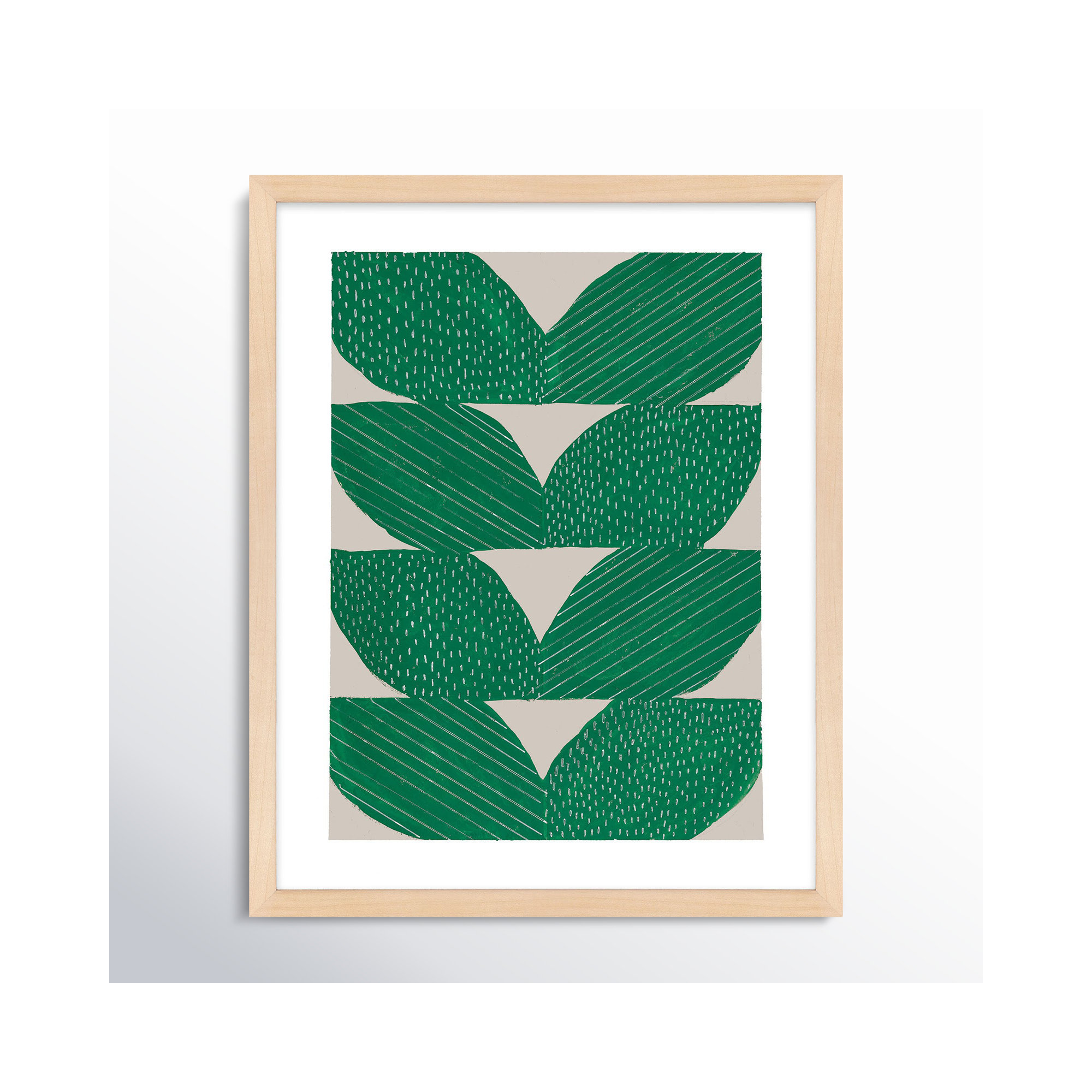 Chevron by Andrea Stokes, Brown, 20" H x 16" W x 1.25" D