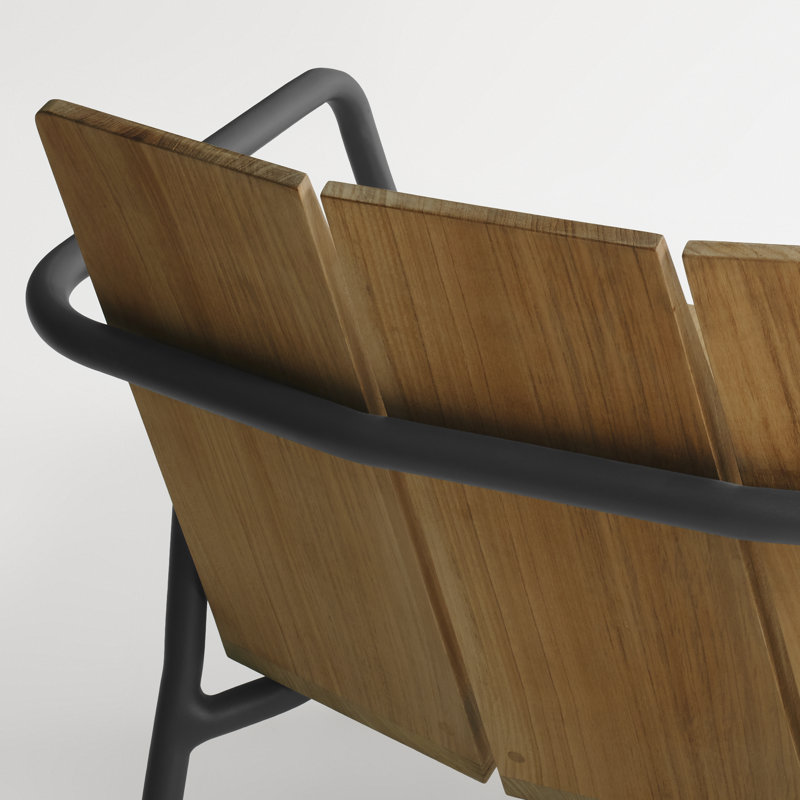 Chaise longue d'extérieur hors ligne, Carbone