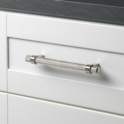 Pinnacle Collection GlideRite Hardware Solid Steel Euro Bar Pull