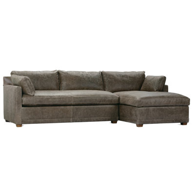 Sylvie 2Piece Leather Sectional