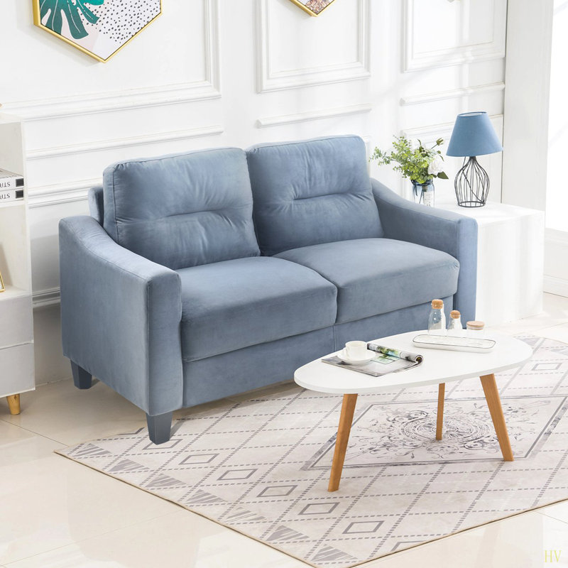 Couch Comfortable Sectional Couches And Sofas For Living Room Bedroom Office Small Space, Grey