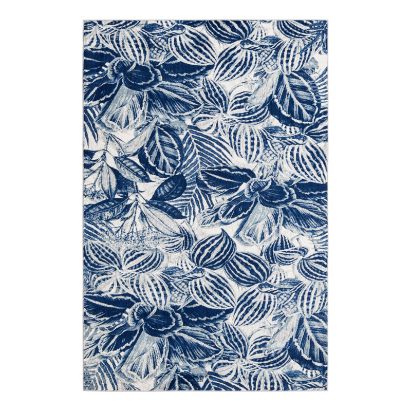 Herscher Floral Indoor Rug, Rectangle 4' x 6'
