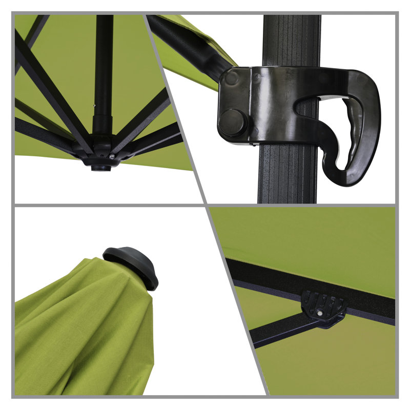 Placencia 102'' Cantilever Sunbrella® Umbrella, Macaw