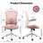 Modern Ergonomic Mid Back Mesh Office Chair with Adjustable Lumbar Support and Flip-Up Arms-954333737