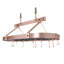 Handcrafted Oval Ceiling Hanging Pot Rack