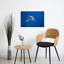 Graceful Ocean Dolphins Contemporary Dolphin Wall Art Print 1 Piece Wrapped Canvas Wall Art-1997081246