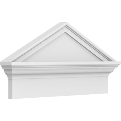 Péditation combinée en PVC de qualité architecturale à sommet pointu (pas 6/12)