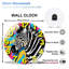 Horloge murale Zebra