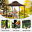 MASTERCANOPY 8 Ft. W x 5 Ft. D Steel Grill Gazebo-589542949