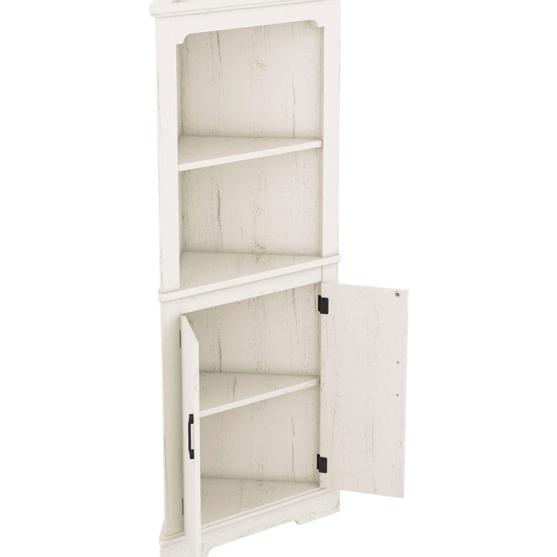 Armoire de coin beige pour salle de sport - Gardez votre équipement de remise en forme organisé, Beige