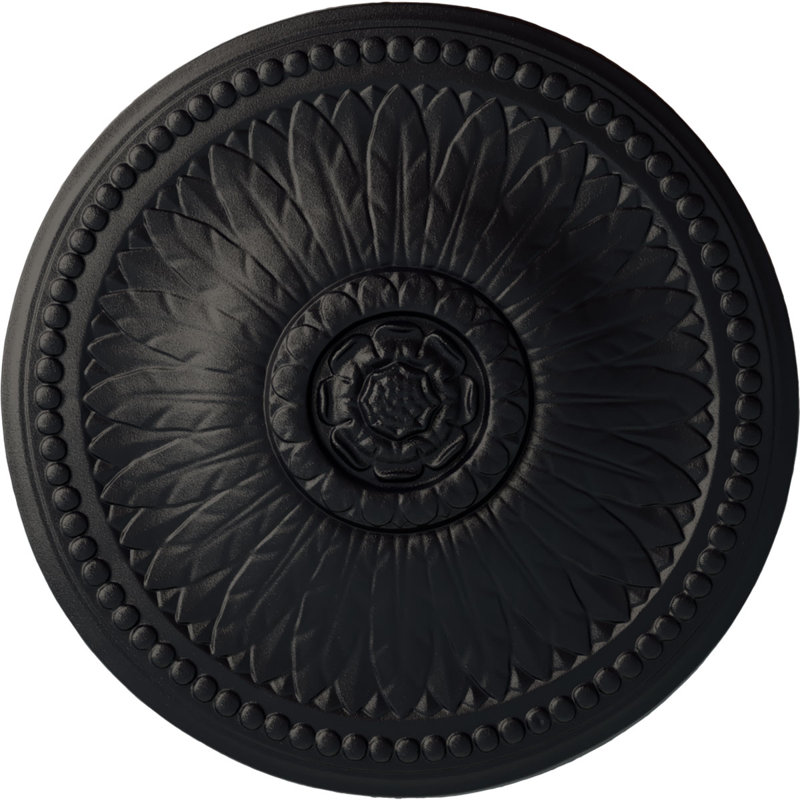 Bailey Ceiling Medallion, Steel Grey
