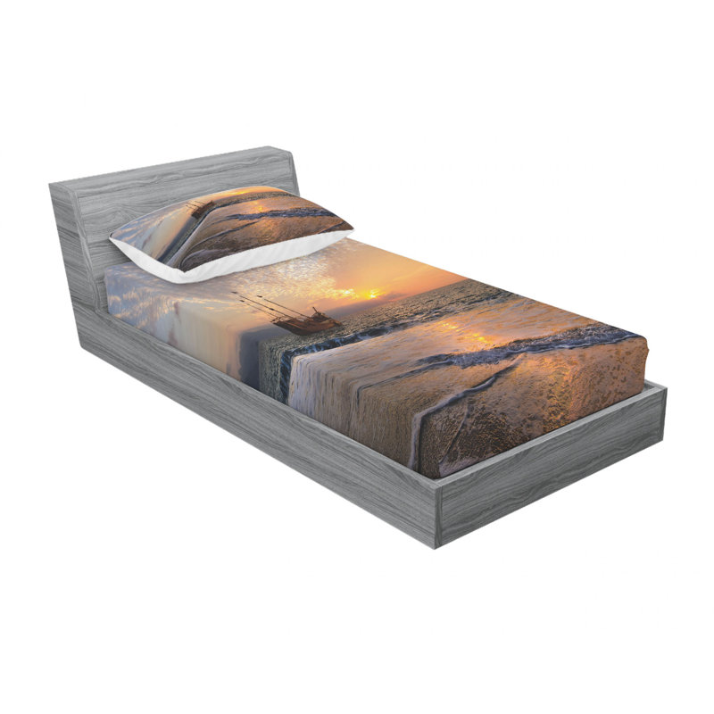 Microfiber Sheet Set, Twin XL Sheet Set with Fitted Sheet