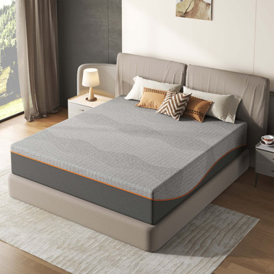 12 Inch Memory Foam Mattress, Fiberglass Free, Medium Feel, Breathable Cooling Layers, Certified Safe Materials
