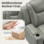 Fauteuil inclinable électrique rétro en cuir écologique-42250148