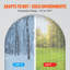 Aarza Plastic Sheer Curtain Panel