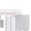 Lit mezzanine double avec tiroirs Alvara Kids-597189306