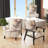Pink And Plum Cherry Blossom Branch V - Velvet Upholstered Japanese Slipper Chair, Cherry Blossom Accent Chair