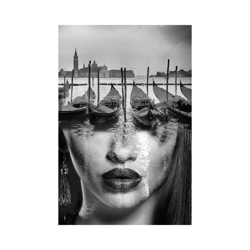 Venetian Mask by Tatiana Amrein - Wrapped Canvas Print, 45.72cm H x 30.48cm W x 1.91cm D