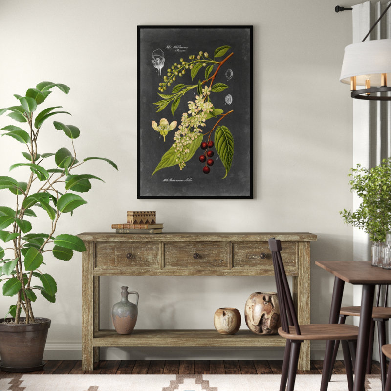 «Midnight Botanical II» par Vision Studio - impression sur toile tendue, H 12 po x l 8 po