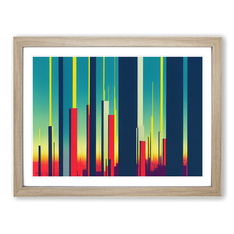 Compelling Skyscrapers - Single Picture Frame Print