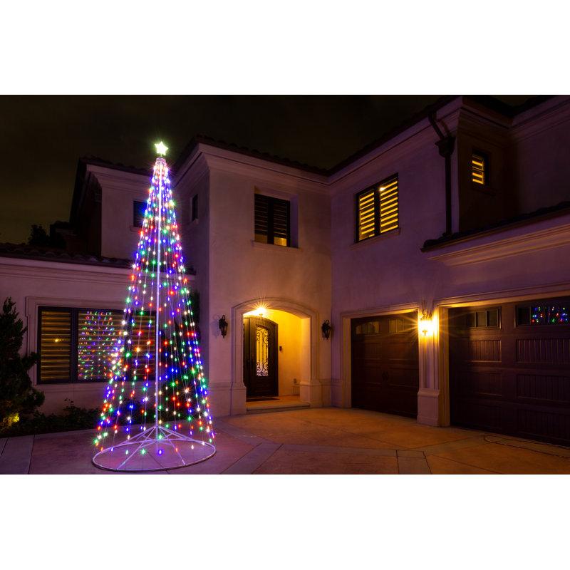 Cone Lighted Trees & Branches, 192" H x 72" W x 72" D