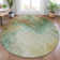 Machine Washable Indoor/Outdoor Xhevrie Aloe Rug