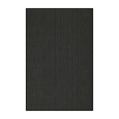 Tapis contemporain noir