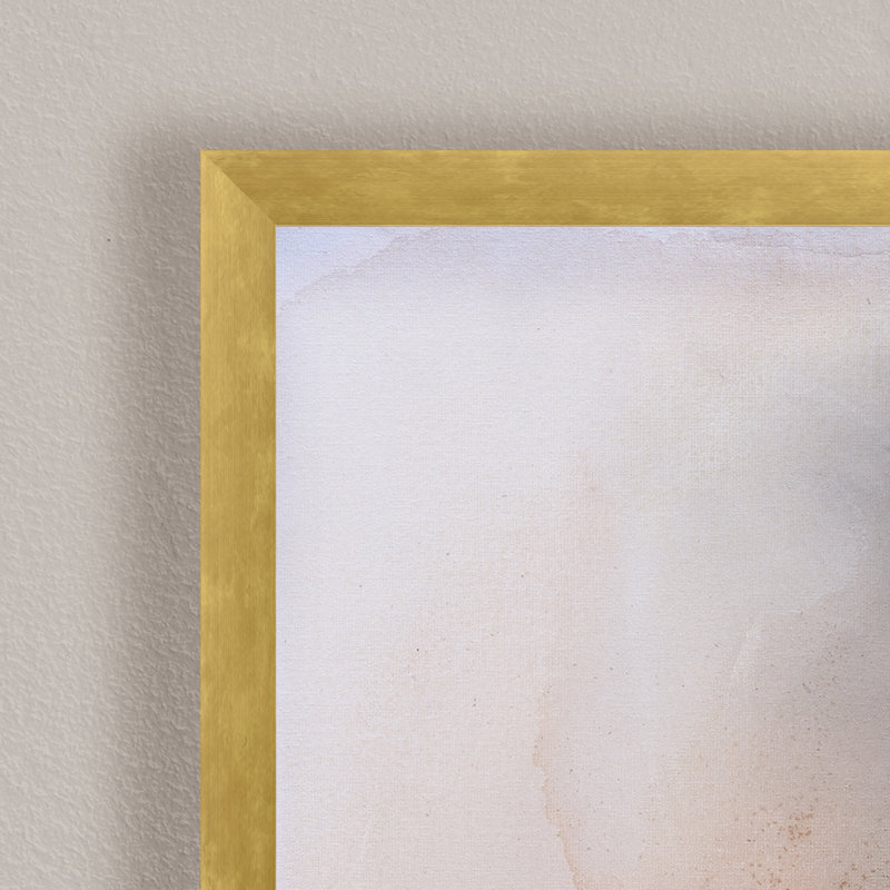 Abstract "Unspoken" Framed Print Wall Art, 40" H x 30" W