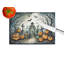 Grande planche à découper en verre Graveyard Spooky Halloween
