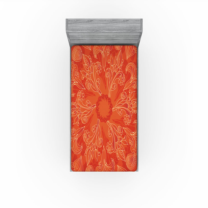 Ensemble de 2 draps-housse Ambesonne Mandala, Ensemble literie pour lit simple