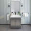 Armoire de meuble-lavabo 30 po gris Shaker