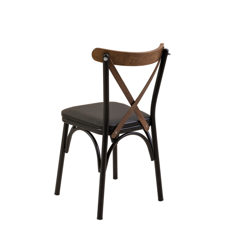 Stylish Black Office Chair, 18.1 x 34.3 x 18.9 inches | 100% Leatherette Upholstery, 100% Melamine Coated Particle Board Frame | Ergonomic Design for Comfort & Support, Perfect for Home & Office Use