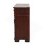 Commode 9 tiroirs Lyndon G09400-D, cerise