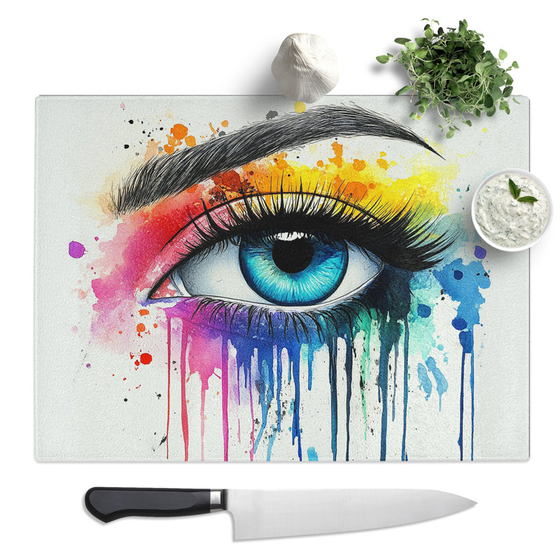 Eye Vol.1  Glass Chopping Board