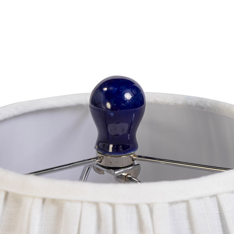Lampe de table bleue et blanche Diana