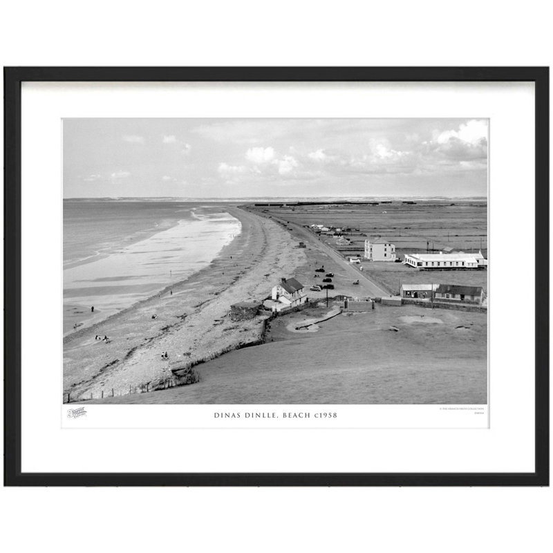 Dinas Dinlle, Beach C1958 - Single Picture Frame Print, 28cm H x 36cm W x 2.3cm D